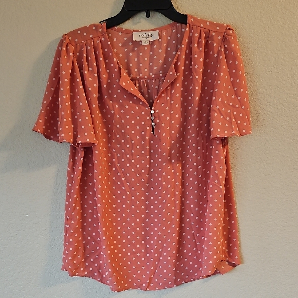 Polka Dot Blouse - Pink